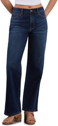 HINT OF BLU High Waist Wide Leg Jeans in Cosmic Denim at Nordstrom, Size 29