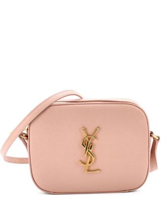 Saint Laurent Classic Monogram Camera Bag Leather Small crossbody bag - women - Calf Leather - One Size - Pink