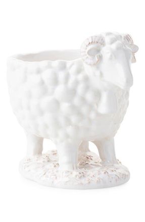 Juliska Renoir Ram Ceramic Serving Bowl in Whitewash at Nordstrom
