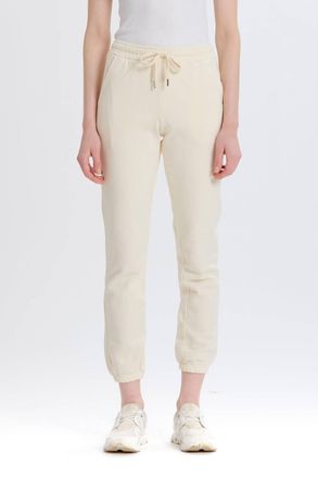 Something Navy Drawstring Sweatpants In Ivory