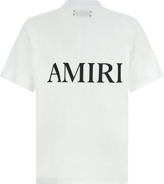 Amiri Logo-Print Cotton Jersey T-shirt - White