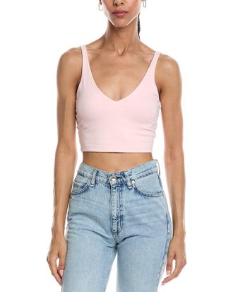 Susana Monaco Susana Monaco Crop Very V Strap Top