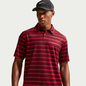 Nike Mens Velocity Dri-FIT Polo in Red | IB0243-687