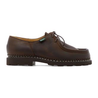 Paraboot Michael - Heren - Veterschoenen - Bruin - 38 1/2 EU - Katoen - Schoenen
