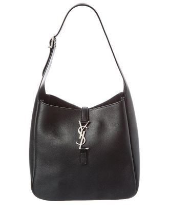 Saint Laurent Le 5 A 7 Small Leather Hobo Bag