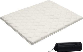 OEM Colch&oacute;n Fut&oacute;n Japon&eacute;s, Tatami Plegable De Tama&ntilde;o Queen, Con Bolsa De Almacenamiento Y Herrajes De Montaje, Esterilla De 9 Capas Para Meditaci&oacute;n Y Yoga