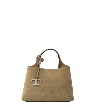 Tod's Beige T Timeless Micro Tote