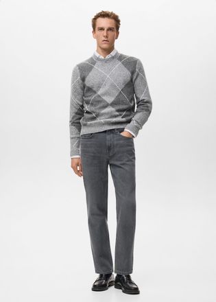 Mango Jeans Lori tapered-fit grigio denim - Uomo - 44 - MANGO MAN