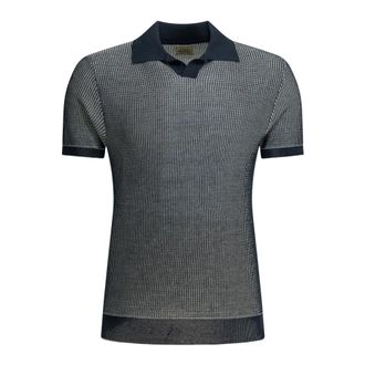 Rakk&igrave; Mercedes 300 Buttonless Polo - Heren - Tops - Blauw - Maat: XL Katoen