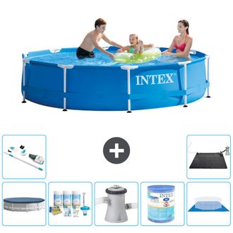 Intex Piscina Con Estructura Redonda - 305x76 Cm - 7-piezas S41515