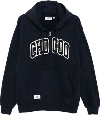 Chocoolate Felpa con cappuccio e logo - Blu