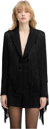 Pinko Mono de cuello en V - Jackets - Mujer - Negro - S