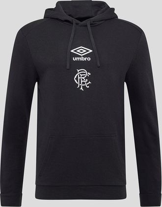 Castore Rangers Mens 25/26 Presentation Logo Hoodie - Caviar