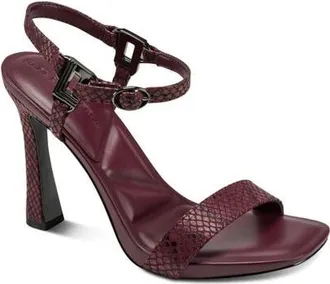 Karl Lagerfeld Cybil Ankle Strap Sandal in Burgundy at Nordstrom, Size 6.5
