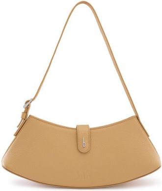 Behno Mini Ruth Pebble Leather Shoulder Bag in Bisque at Nordstrom