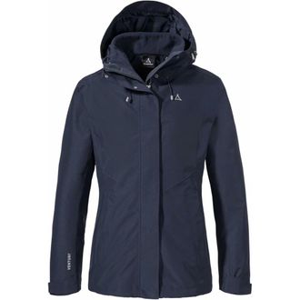 Sch&ouml;ffel Lichtgewicht jas - Dames - Jassen - Blauw - Maat: 2XL