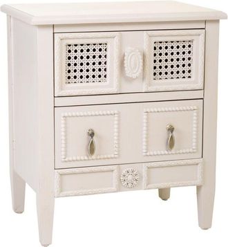 Wanderlust Deco Wanderlust Deco - Mesita de madera lacada en beig 46x32x52h cm