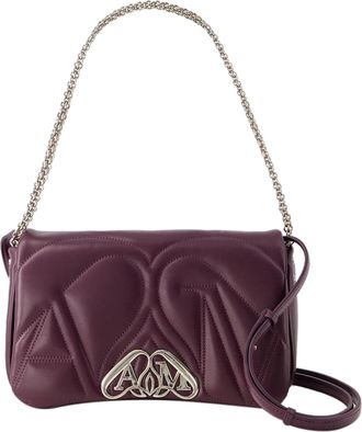 Alexander McQueen Alexander Mcqueen Womens The Seal Small Bag - - Leather - Night Shade - Blue - One Size