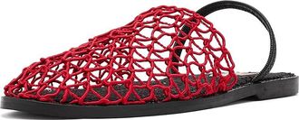 Mia MLE-Kairo Womens Sandals Red : 8.5 M, Linen