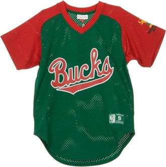 Mitchell & Ness Sportswear, male, Multicolor, Size: S NBA Final Seconds V-neck Jersey