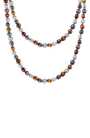 Splendid Pearls Multicolor Dyed Freshwater Pearl Endless Necklace in Dyed Multi at Nordstrom Rack