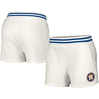 Lusso Womens Lusso White Houston Astros Maeg Tri-Blend Pocket Shorts at Nordstrom, Size X-Large