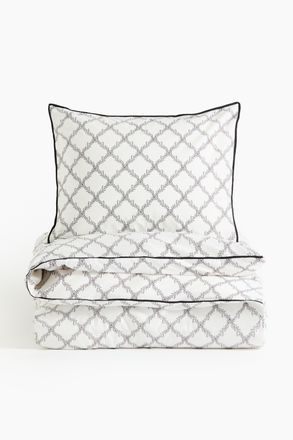 H&M Einzelbettw&auml;sche aus Baumwolle - White