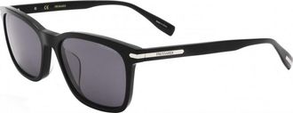 Trussardi Womens STR459F-700-57 STR459F 57 700 Sunglasses - Black - One Size