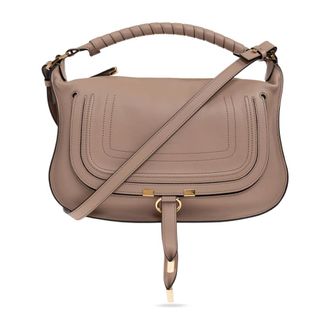Chlo&eacute; Cross Body Bags, female, Beige, Size: ONE SIZE Marcie Small Handbag