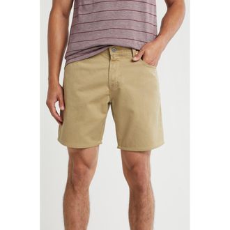 AG - Adriano Goldschmied Graduate Straight Leg Denim Shorts in Colonial Beige at Nordstrom Rack, Size 32
