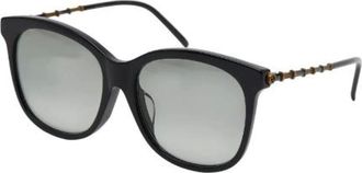 Gucci Pre-owned Accessories, female, Black, Size: ONE SIZE Pre-owned Plastic Sunglasses