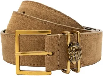 Kurt Geiger Shoreditch Suede Belt in Brown at Nordstrom, Size Large/x-Large