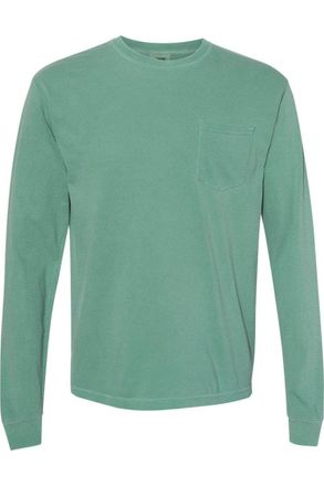 Comfort Colors Garment-Dyed Heavyweight Long Sleeve Pocket T-Shirt