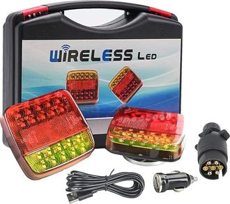OEM Luces Traseras Led Recargables De 12/24 V, Impermeables, De R&aacute;pida Instalaci&oacute;n, Inal&aacute;mbricas, Magn&eacute;ticas, Para Remolques Y Autocaravanas - Ulisem
