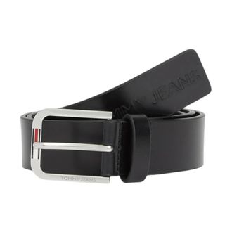 Tommy Hilfiger Belts, male, Black, Size: 100 CM Austin Belt