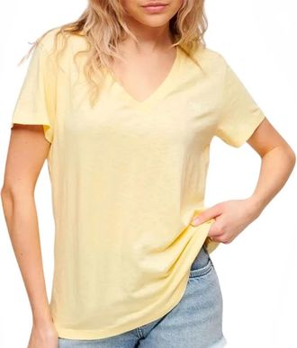 Superdry Mujer, Camisetas, Amarillo, Talla: M