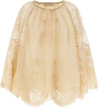 Zimmermann Dames, Blouses & Shirts, Beige, Maat: XS Viscose