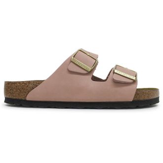 Birkenstock Arizona BS Nubuck Leather Unisex Casual Sandals - Soft Pink - Size:UK 5.5