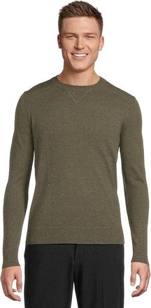 Smartwool Sparwood Crew Sweater Mens Sweater North Woods Heather/Winter Moss Heather : MD, Wool/Polyester/Nylon
