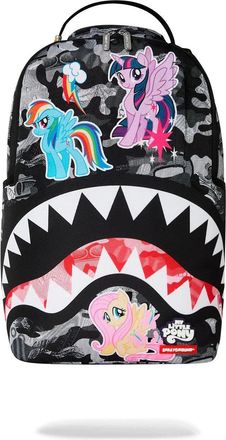 Sprayground My Little Pony Magic Backpack Unisex Black Graphic Print Bag SPR270