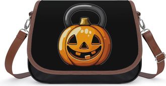 Generic Kettlebell with Halloween Crossbody Bags for Women Fashion Leather Shoulder Handbags With Adjustable Strap