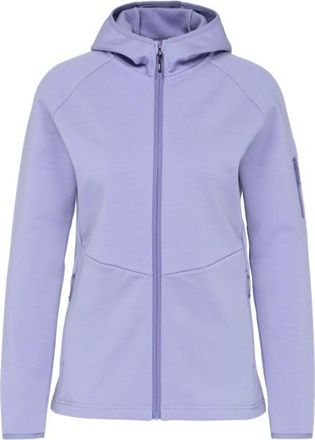 Stoic MerinoFleece335 KuolpaSt. III Zip Hoody Merinohoodie f&uuml;r Damen | lila