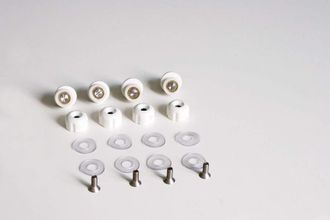 OEM Montaje De Deslizamiento Exc&eacute;ntrico Para Mamparas De Ducha Samo Ric841 Blanco