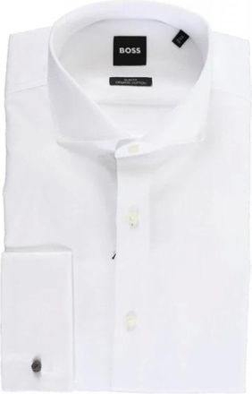 HUGO BOSS Heren, Overhemden, Wit, Maat: XL