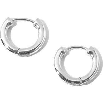 Miranda Frye Maxwell Huggie Earrings in Silver at Nordstrom