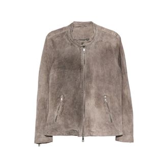 Giorgio Brato Zip-up Suede Jacket