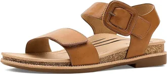Aetrex Claire Adjustable Sandal Womens Sandals Cognac : EU 42 (US Womens 10.5-11) M (B), Leather