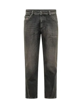 Diesel Dark Grey Mid Rise Jeans
