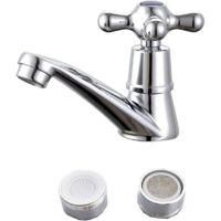 OEM Grifo Para Lavabo, Grifo Monomando De Agua Fr&iacute;a, Grifo Monomando De Agua Fr&iacute;a Cromado, Grifo Para Lavabo De Uso Dom&eacute;stico - Crezuo