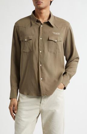 Visvim Four Corners Western Shirt in Brown at Nordstrom, Size 2